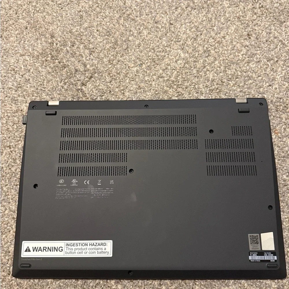 Lenovo Black Business-Class Laptop with ThinkPad Features